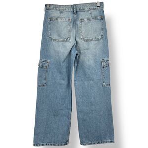 Gap Jeans Youth Girls 10 Light Wash Wide Leg Denim Pockets